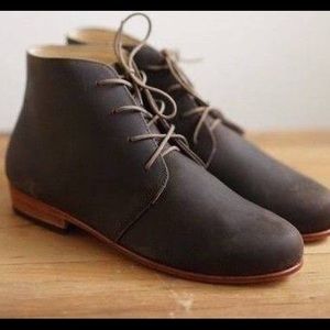 Nisolo brown booties